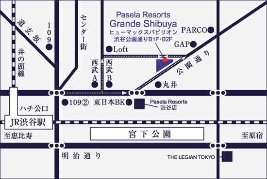 J-POP CAFE map