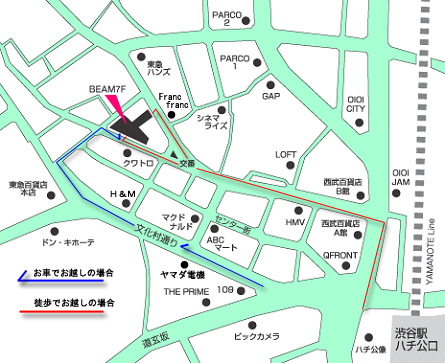J-POP CAFE map