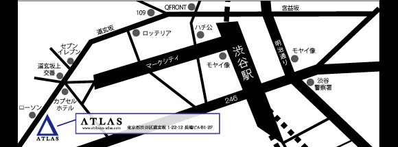 ATLAS渋谷マップ