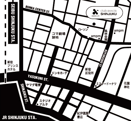 axxcis新宿マップ
